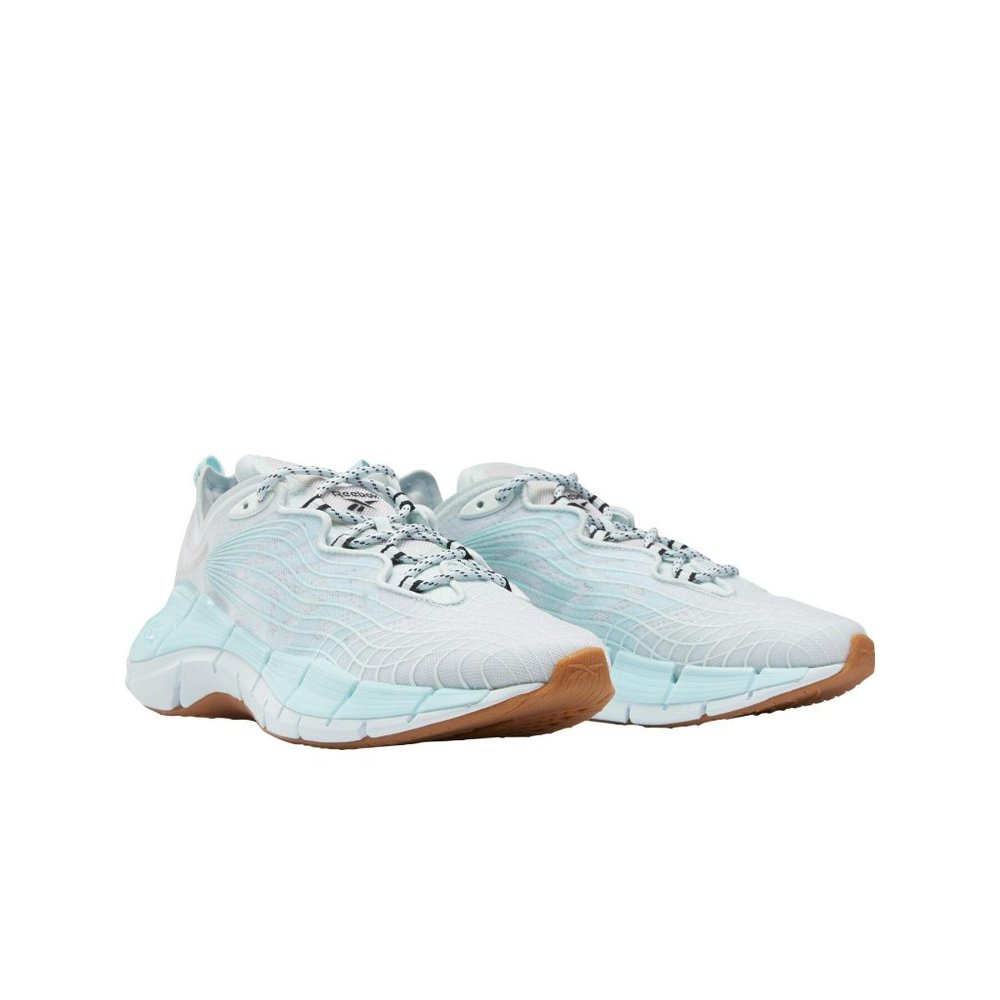 Reebok Women's grey/blue/light brown Zig Kinetica II Sneakers FX3012